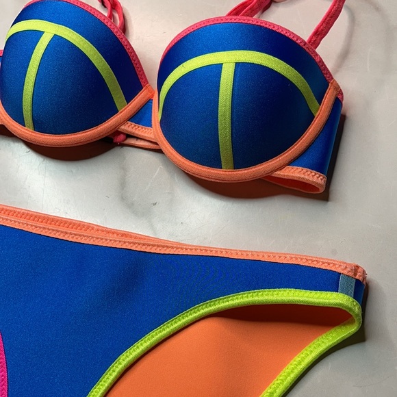Triangl bikini neon blue small / medium NWOT - Picture 2 of 5
